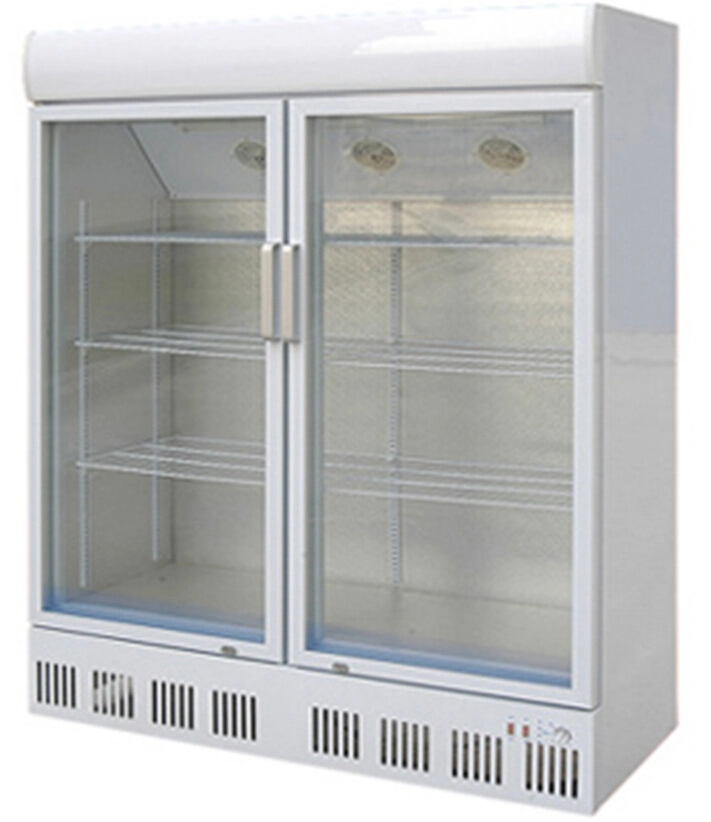 Commercial Standing Chiller Cooler Upright Display Showcase
