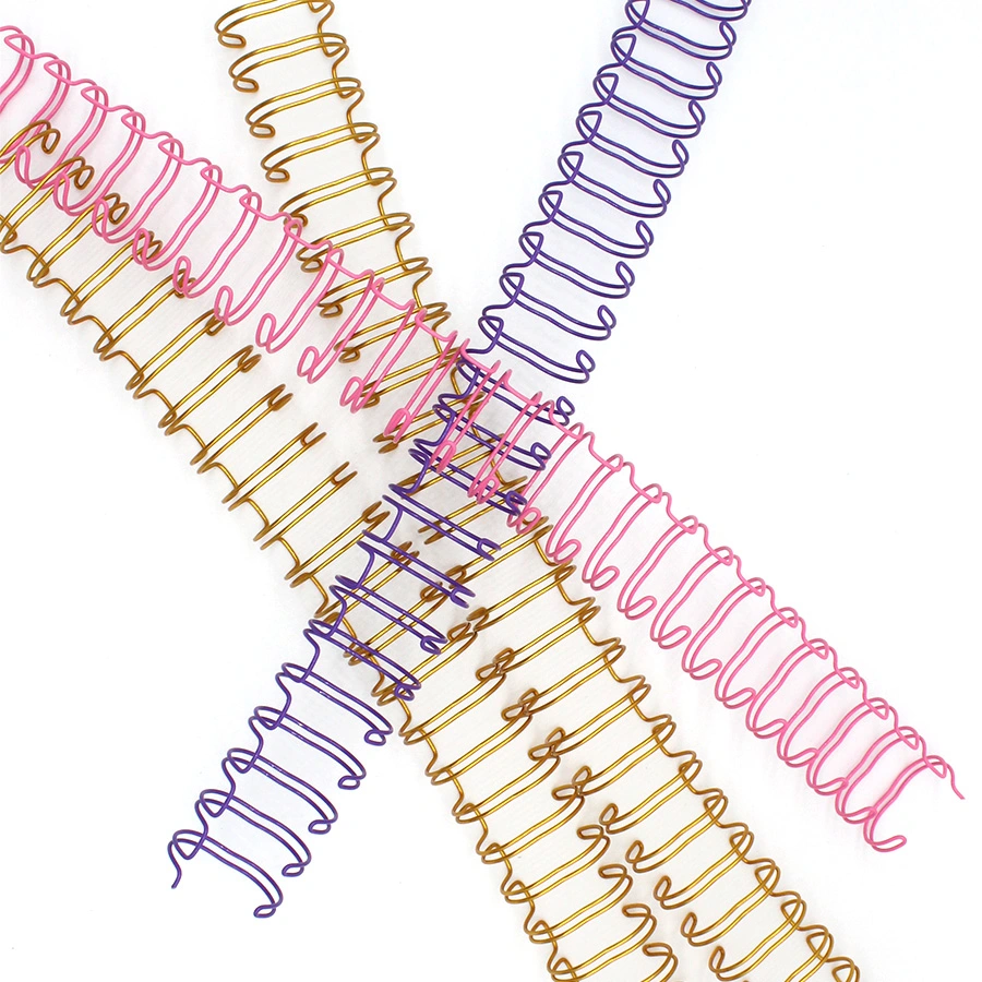 Fil de fer à double boucle revêtu de nylon