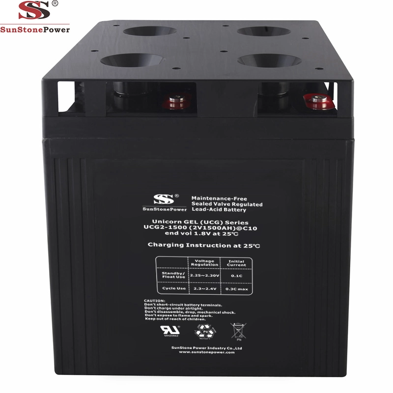 2019 New 2volt 1500ah Deep Cycle Solar Inverter Silicon Gel Batteries