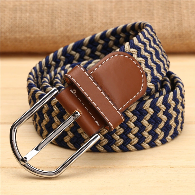 Factory Custom Webbing Accessories Braided Belt Fabric Weaving Casual Golf Pants Jeans Shirts Accessories