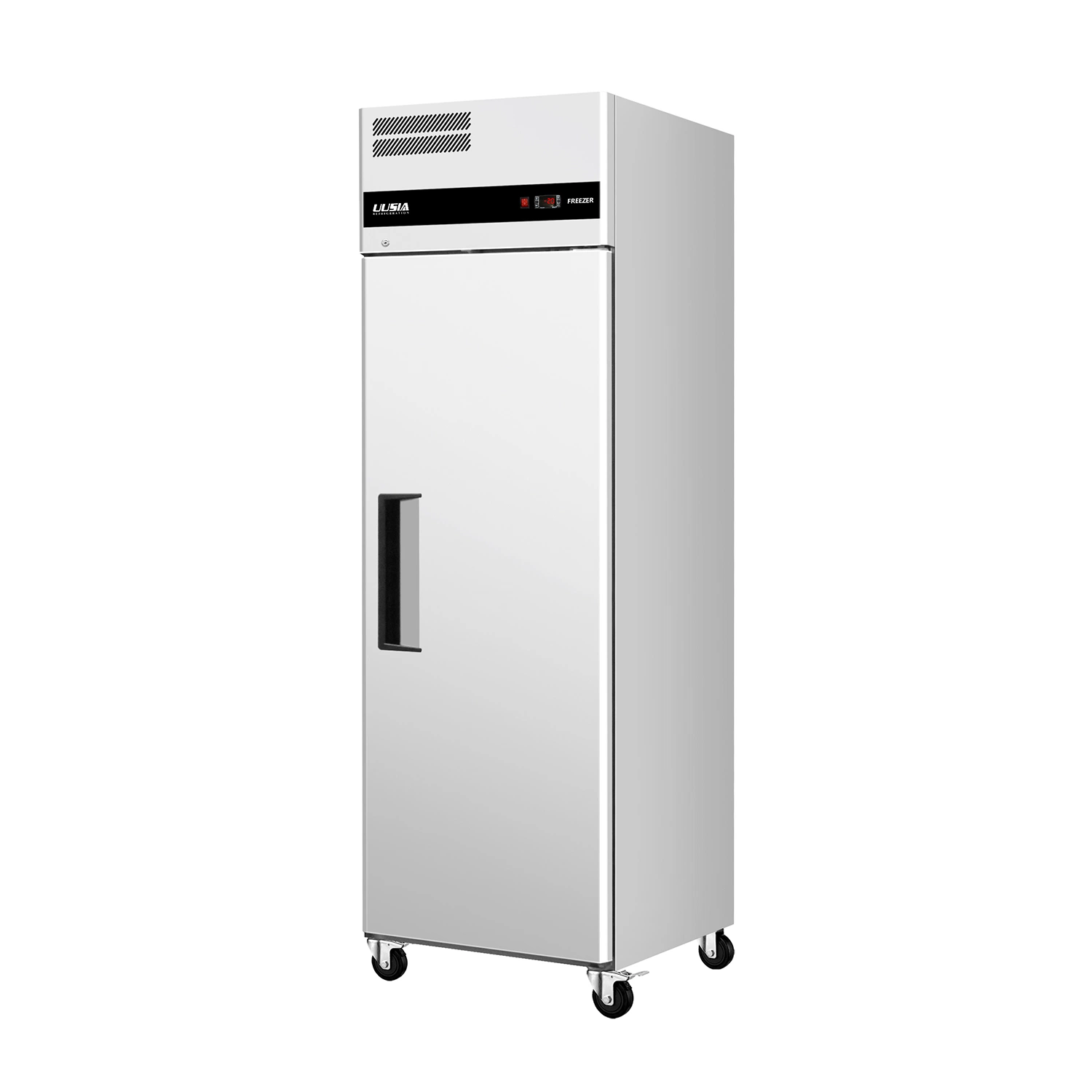 530L Restaurant Commercial Vertical Kitchen 1 Door Upright Chiller Fridge Solid Single Door Reach-in Freezer Stainless Steel Refrigerator