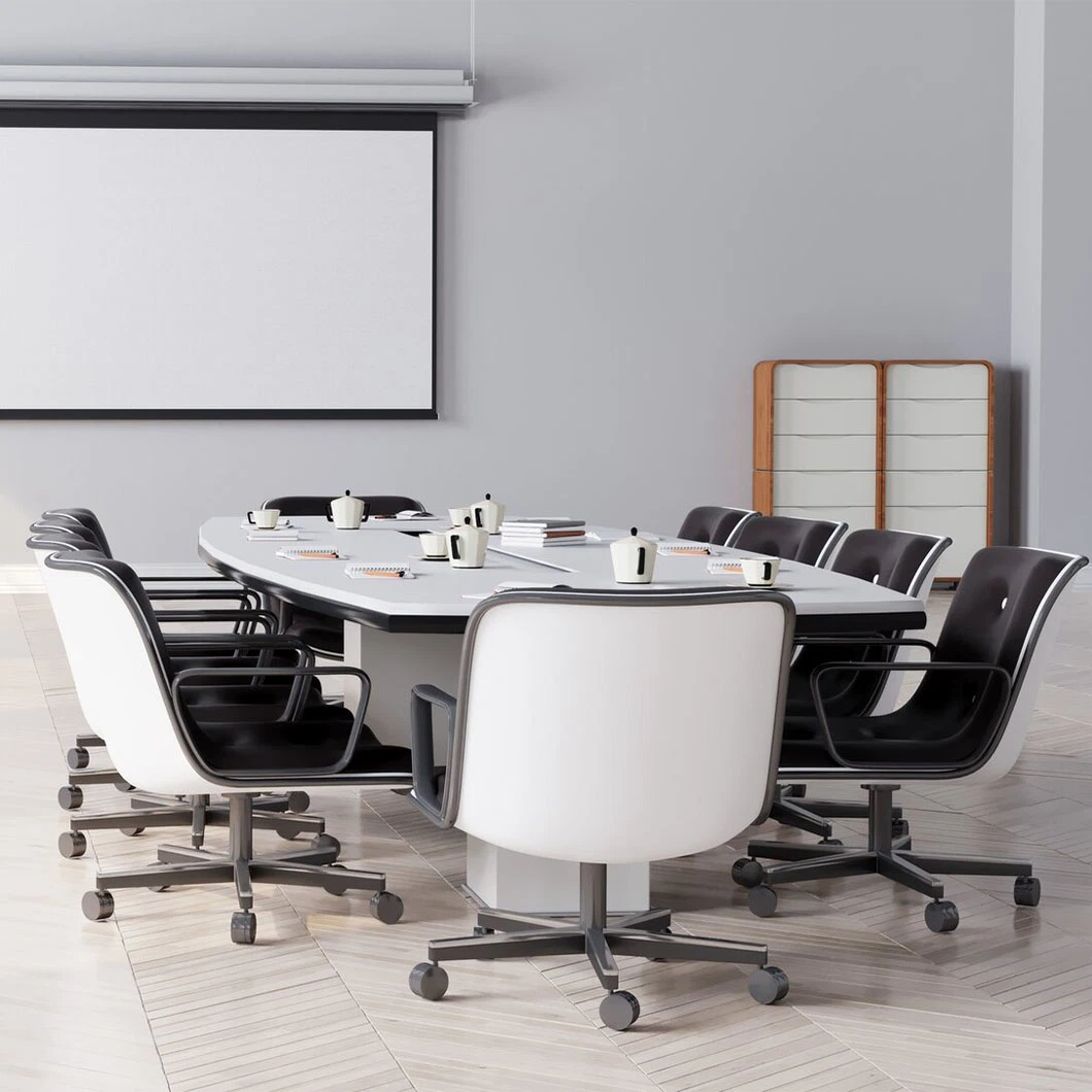 Mode de conception moderne de meubles de bureau Bureau Table et chaises de salle de réunion Table de salle de conférence