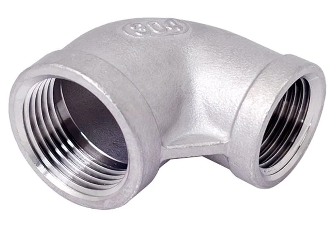 90 Degree Reducing Elbow Stainless Steel Elbow Thread Joint Pipe Fittings