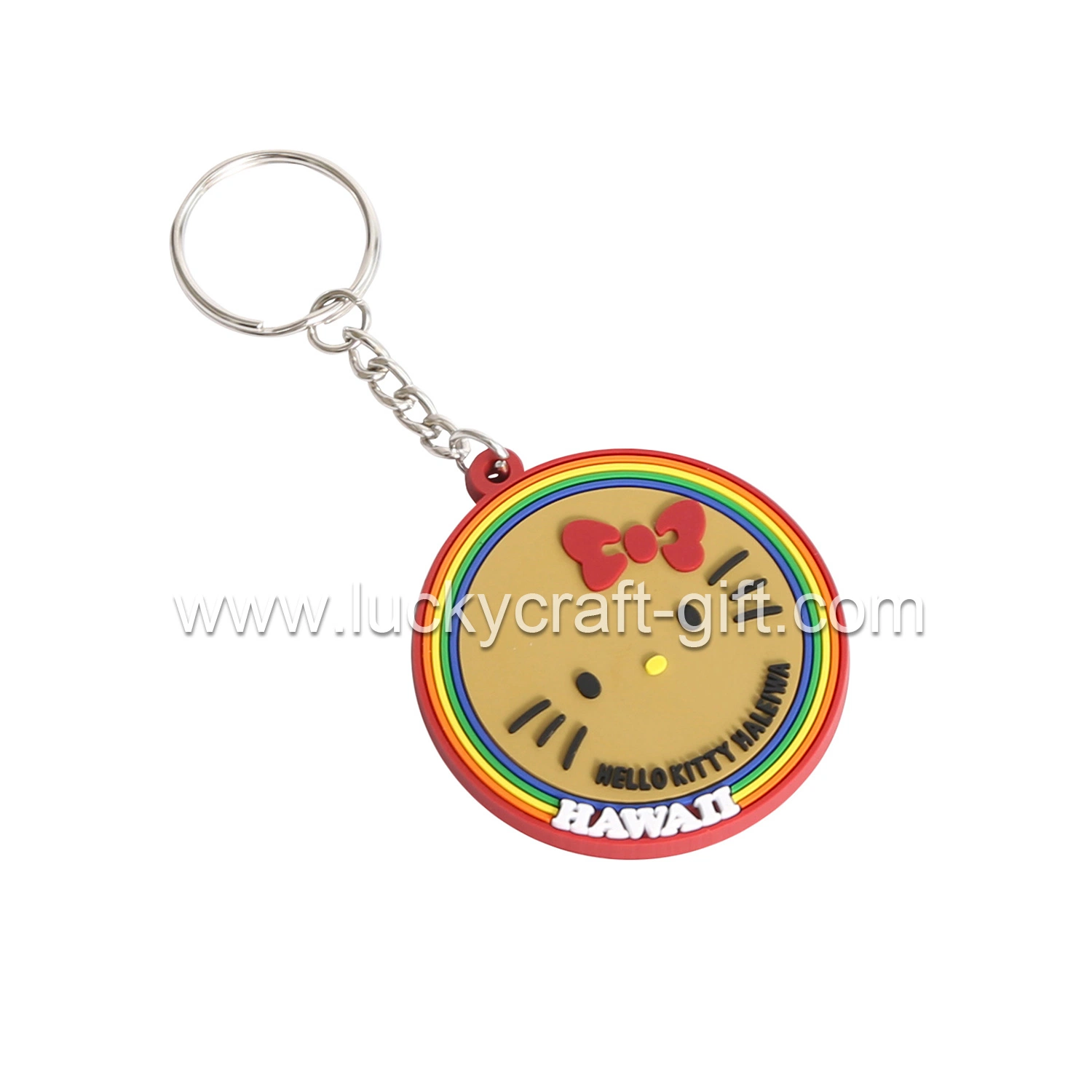 Promotional Gifts Custom Cheap 3D Cute Soft PVC Key Rings Manufacturers in China