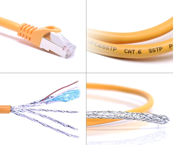 Snag Free Cat5e/Cat6 Cable de conexión de cable (Tipo de molde C)