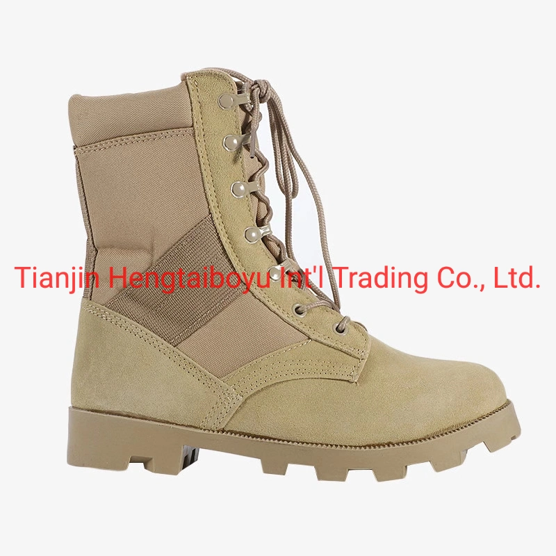 Latest Popular Lowest Price Military Police Tactical Army Combat Desert Boot