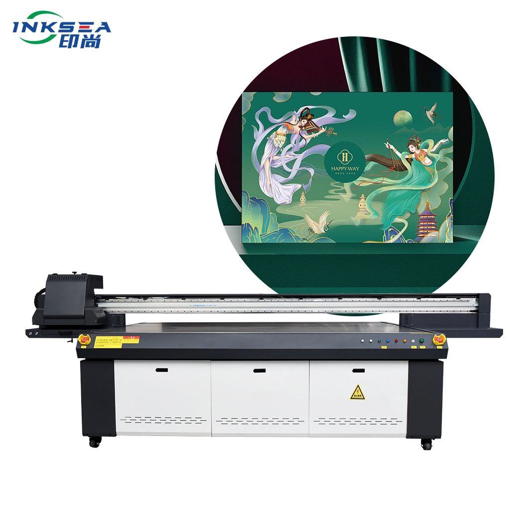 Original Factory Large Format UV2513 Flat Panel Printer Ricoh G5/G6 Acrylic Cmyk+ Varnish White Glass Plastic Wood Ceramic Printing Machine Digital Printer