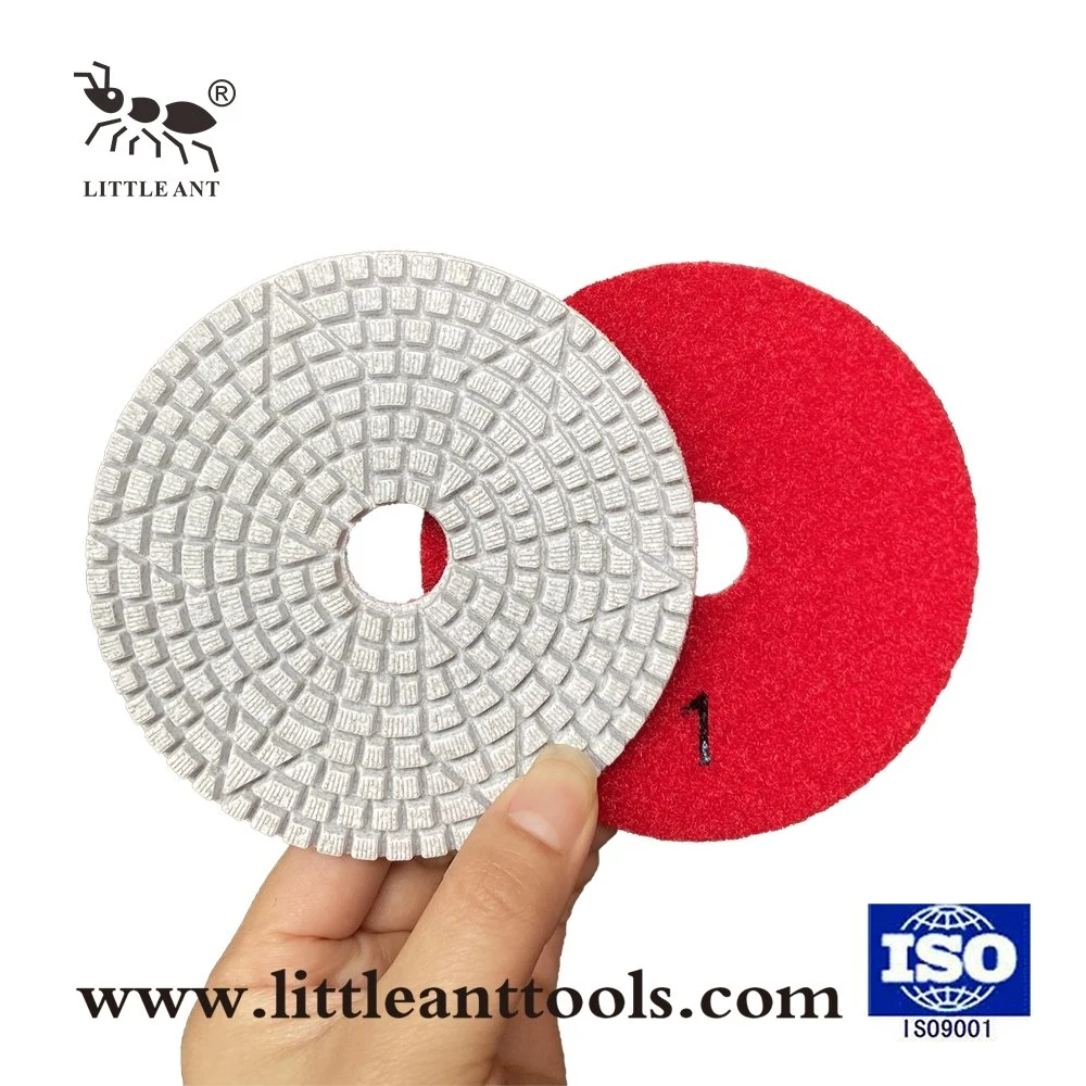 Good Premium 3 Step Pad Diamond Wet Polishing Pad for Engineered Stone Granite Marble