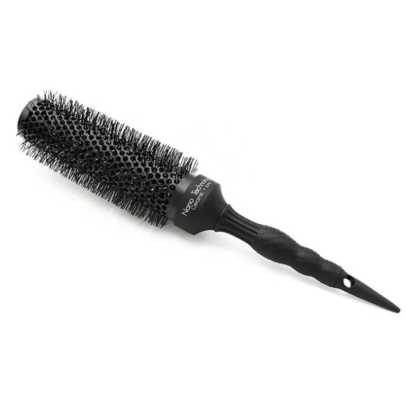 Long Barrel Salon Heat-Resistant Nano Technology Brush Round Ceramic Aluminium Hair Brush