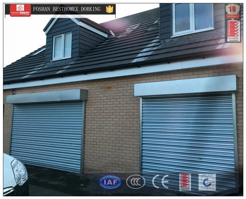 Insulated Galvanized Steel / Aluminum Roller Shutter