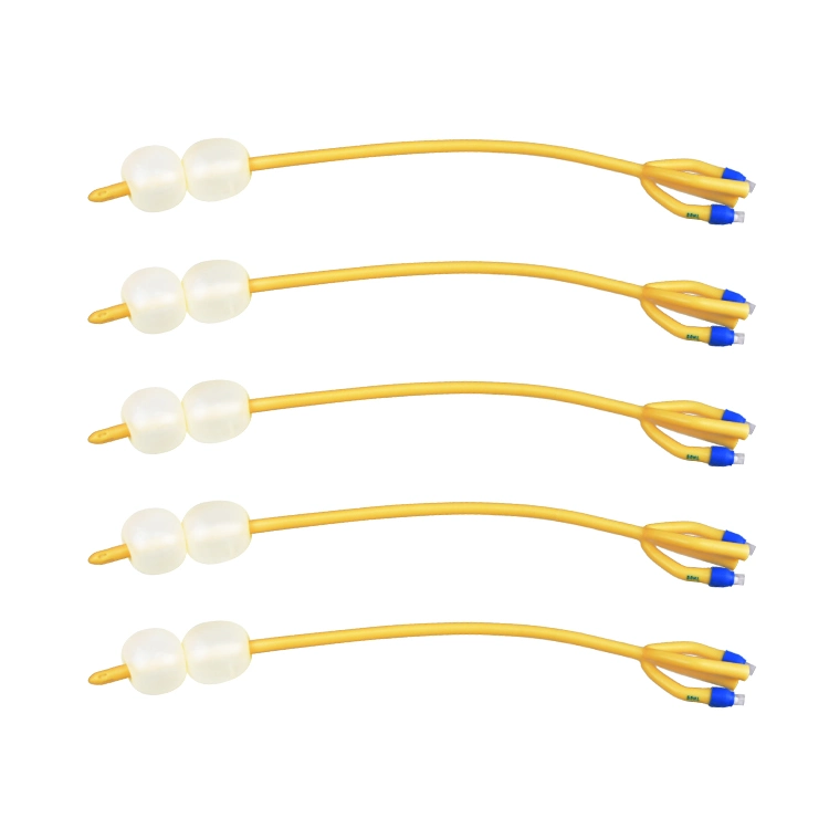 4 Way Double Balloons Foley Catheter