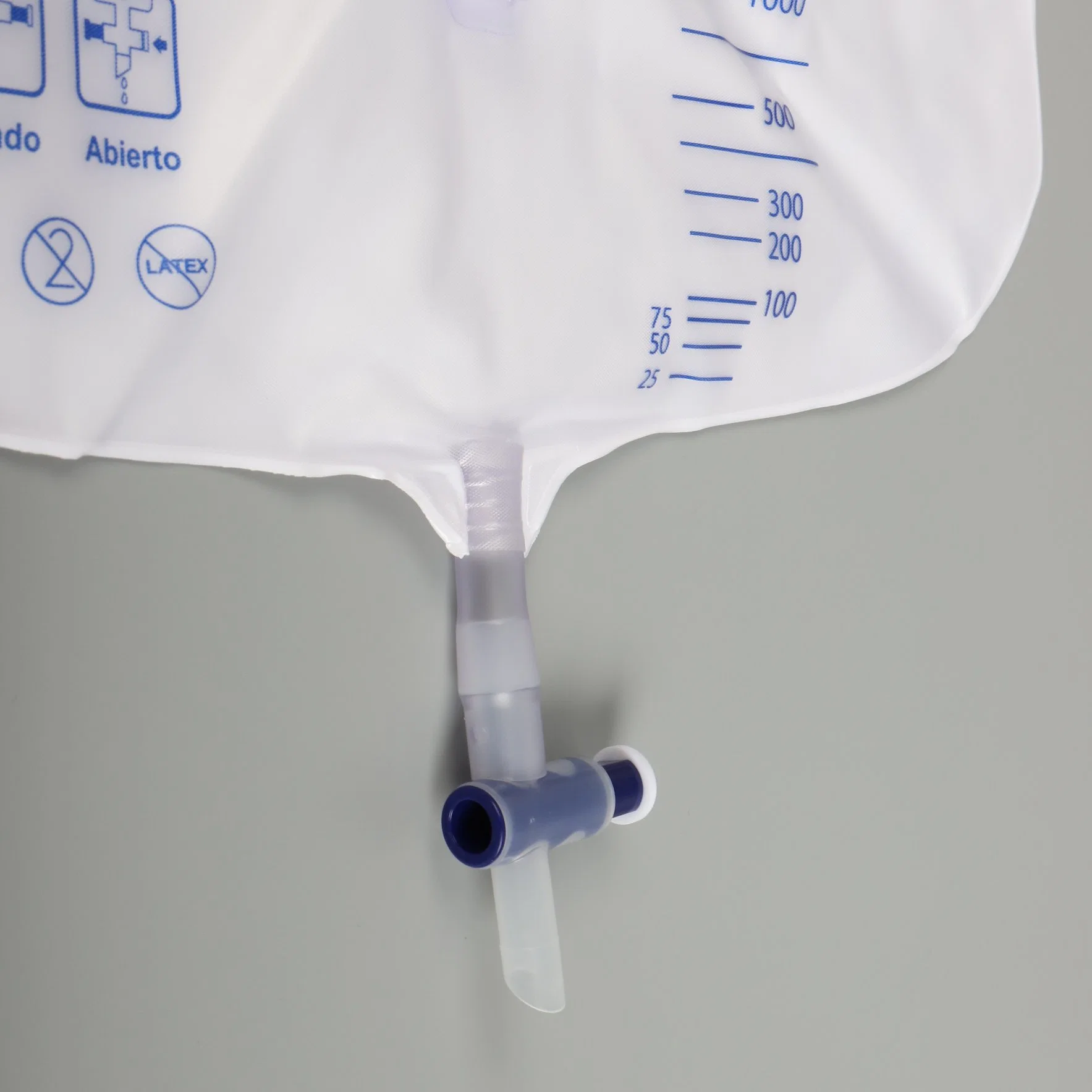 4000ml Apple Shape Medical with Hanger and Clamp Luxury Urine Bag