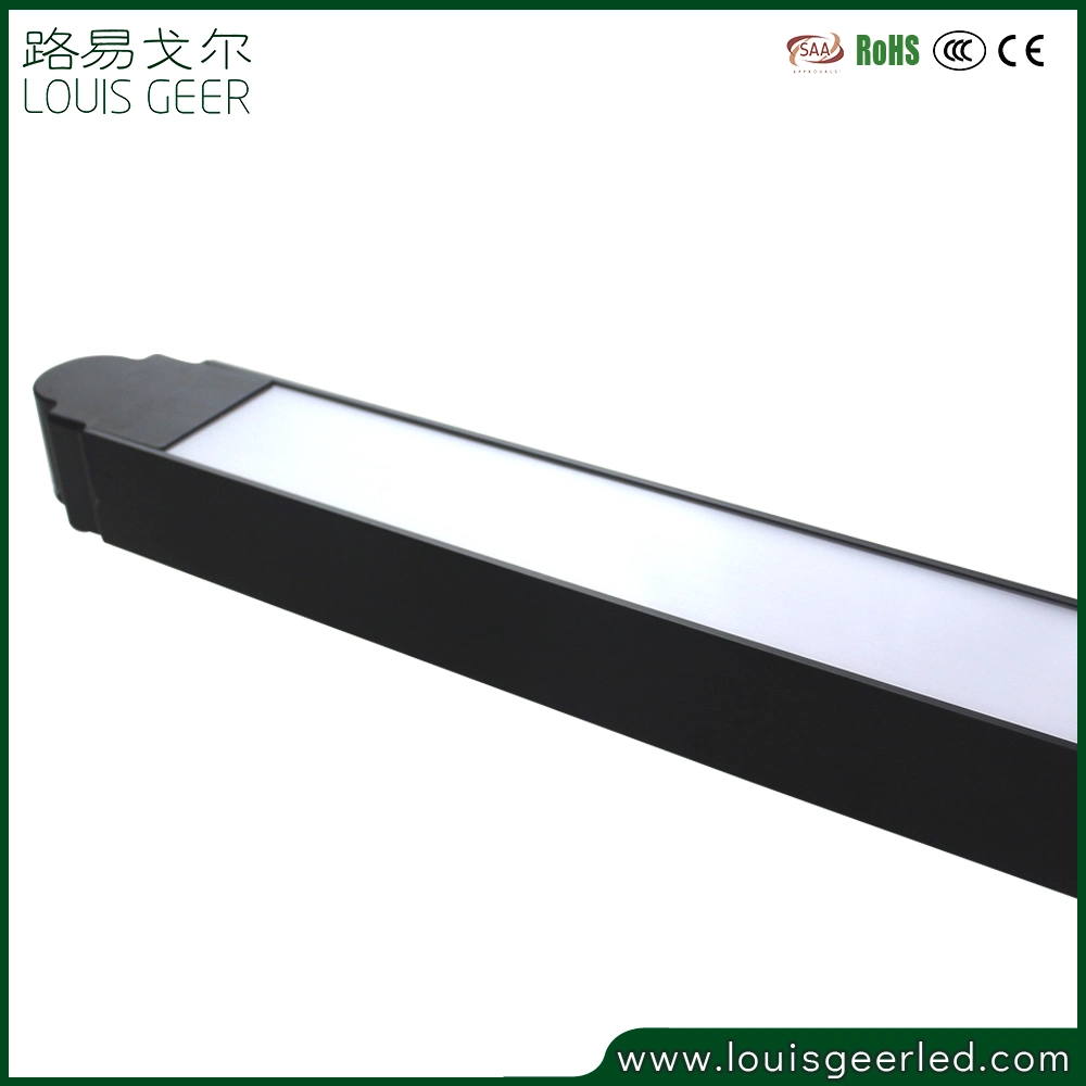 Hot Sell Office Lights Interior Decoration LED Lighting Hanging Track Mounted Linear Light for High-End Commercial Building, Office, Stores