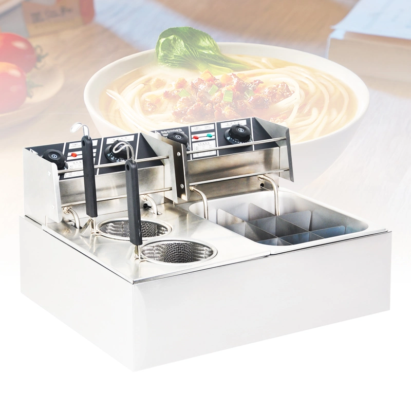 Food Machine Electric Fryer Noodle Cooker for Cafeteria Hotel