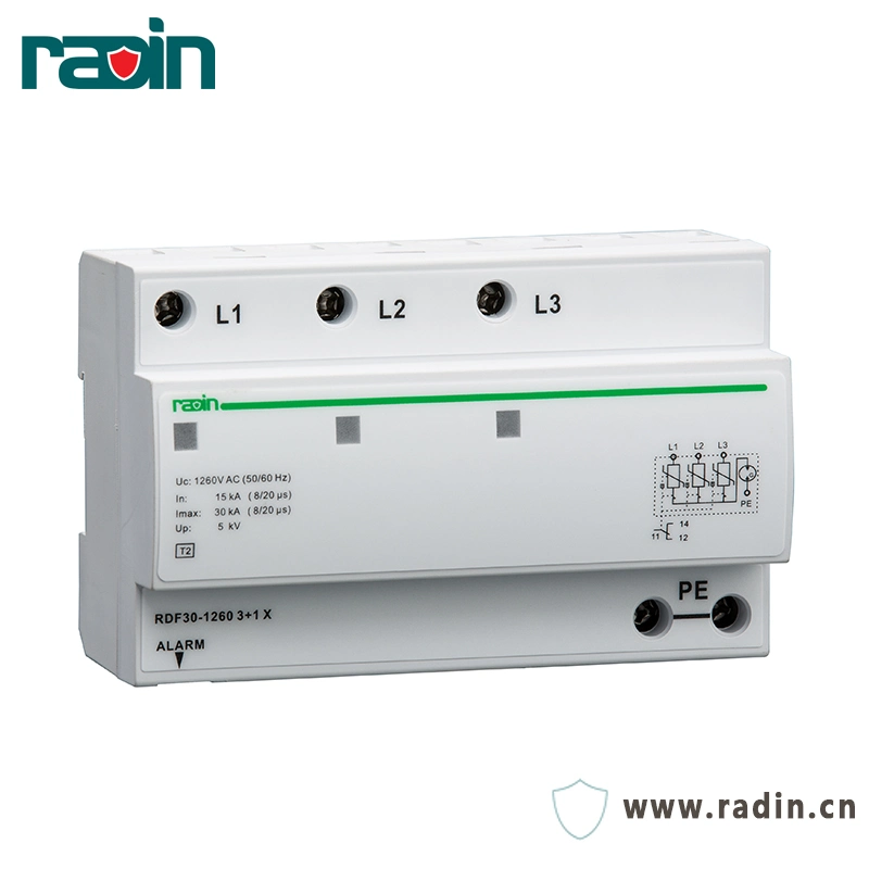 Rdf Series Surge Protective Deivce with Remote Monitoring for L-PE Protection Mode Max Discharge Current From 10ka to 120ka Voltage up to 1260V