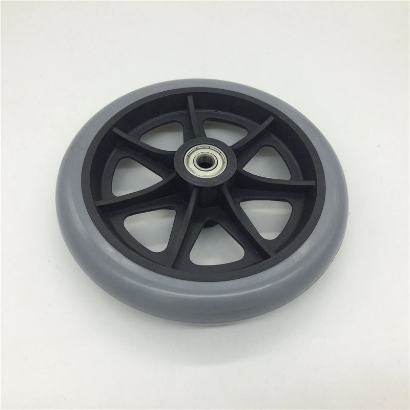 Jq Caster 150mm Wheelchair Front Solid Plastic TPR Wheel Manufacturer