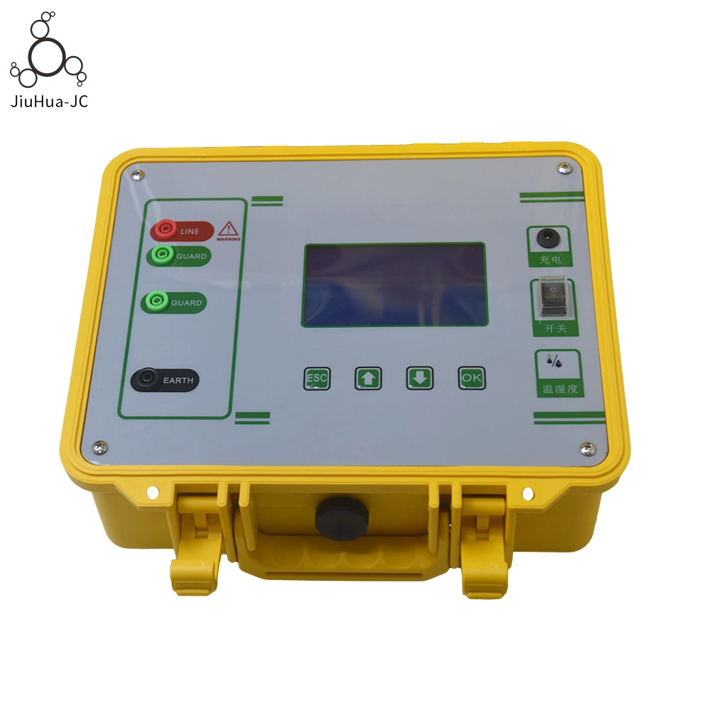 Jh3128 High Voltage Megger LCD Megohmmeter/ 10kv Insulation Resistance Tester