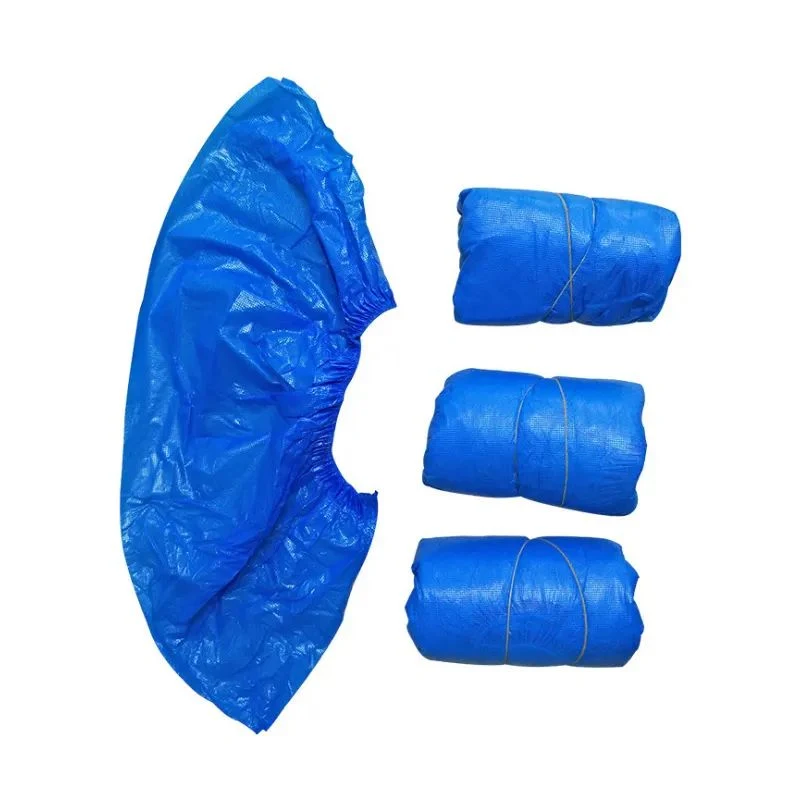 High quality/High cost performance Disposable PE Plastic Blue Pink Shoe Cover