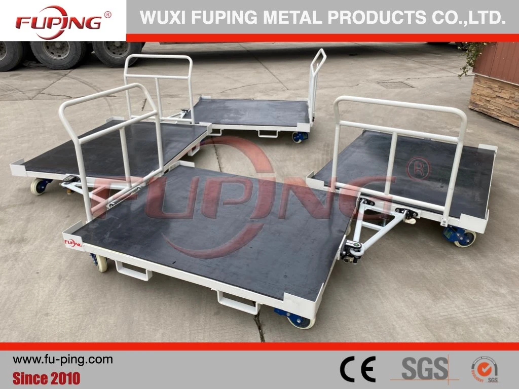 Proper Price Customized Top Quality Metal Hand Platform Trolley Cart