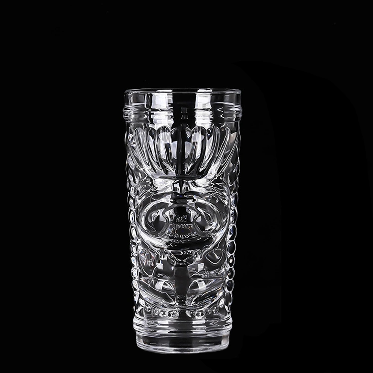 Großhandel Klares Wasser Juce Glas Cup Custom Highball Tiki Gläser Cocktail Grimace Totem Gläser Trinken Glaswaren