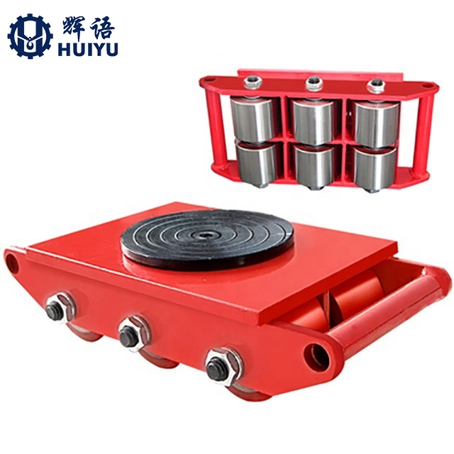 Portable X+Y Type Moving Dollies Carrying Tanks Roller Skates/ 6ton-500ton Cargo Trolley Heavy Duty