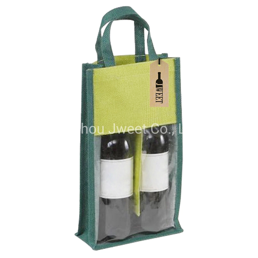 Natural Jute Tote Burlap Wine Storage Bag Travel Wholesale/Supplier