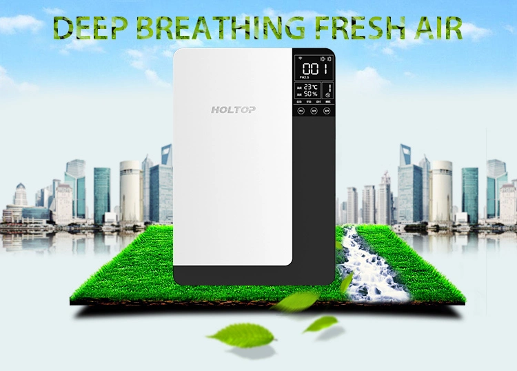 Holtop Household Room Smart Ventilation and HEPA Air Purification with Heat Recuperator