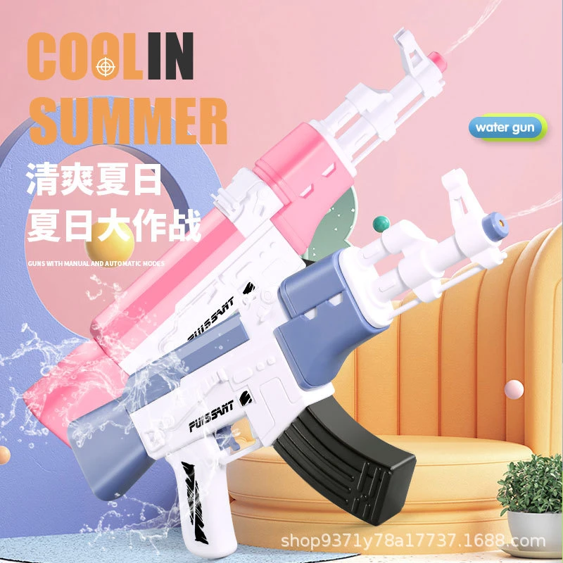 Ak47 Summer Children Simulation Realistic Electronic Automatic Super Soaker Water Gun