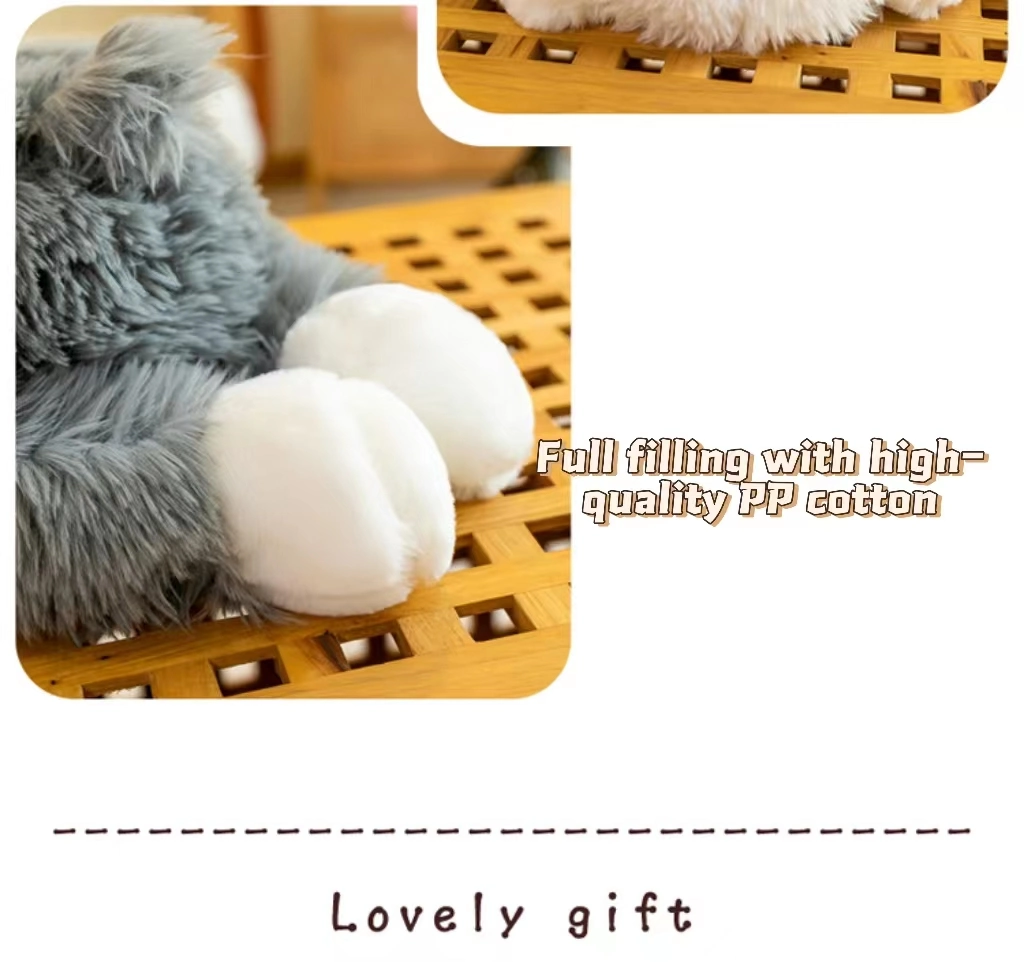 Suave y suave tejido de PP Super suave relleno de algodón Plush Almohada de perro de juguete