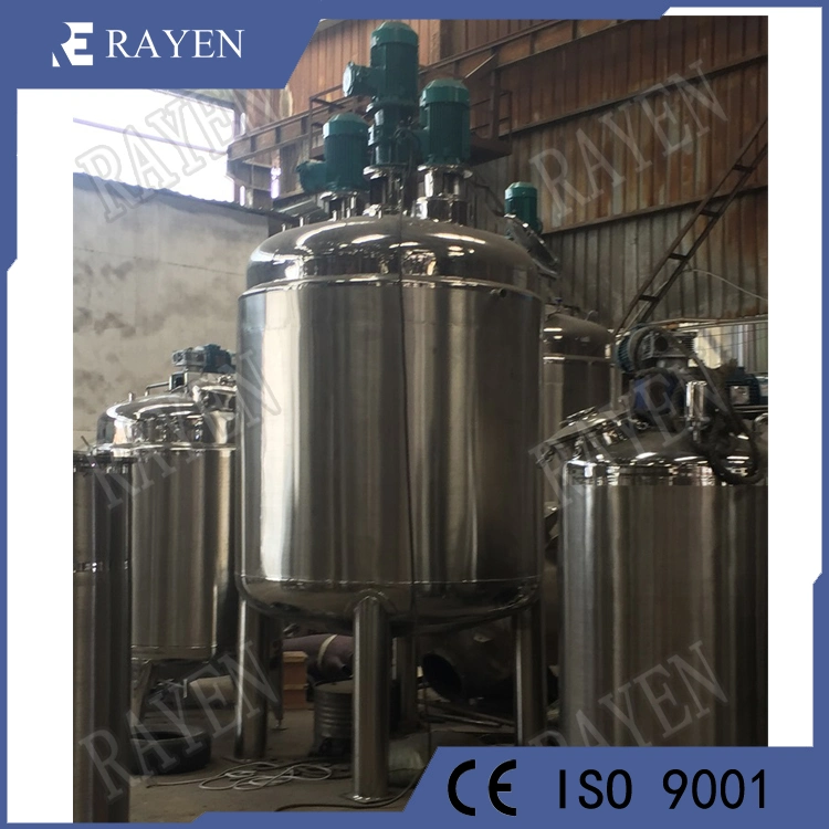 Food Grade Stainless Steel Chemical Reaction Vessel Reactor Equipment