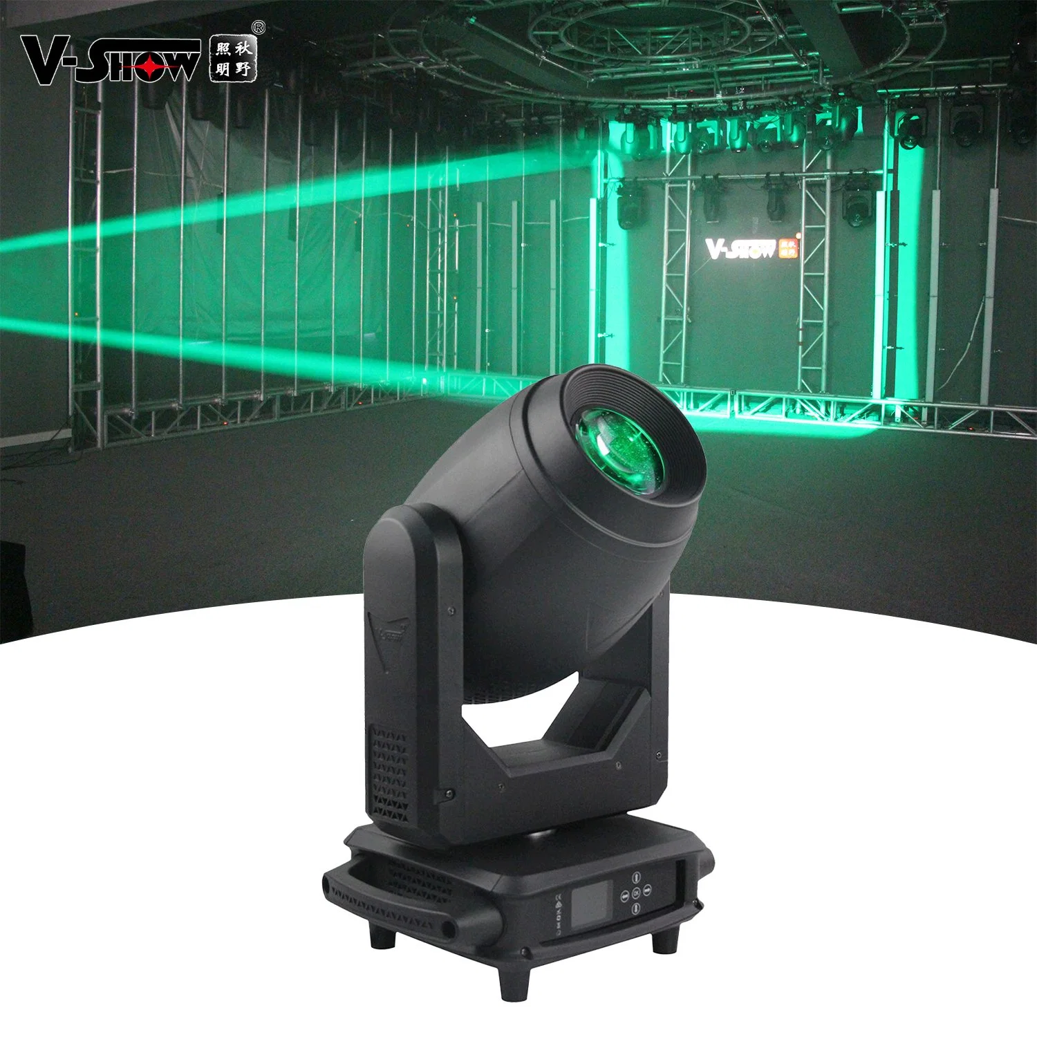 V-Show S716 2PCS with Case Goku Zoom Moving Head Stage Light Beam Spot Wash LED Moving Head Disco DJ Lights