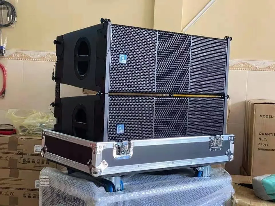 Dual 10" Two Way PA Power Line Array Speaker