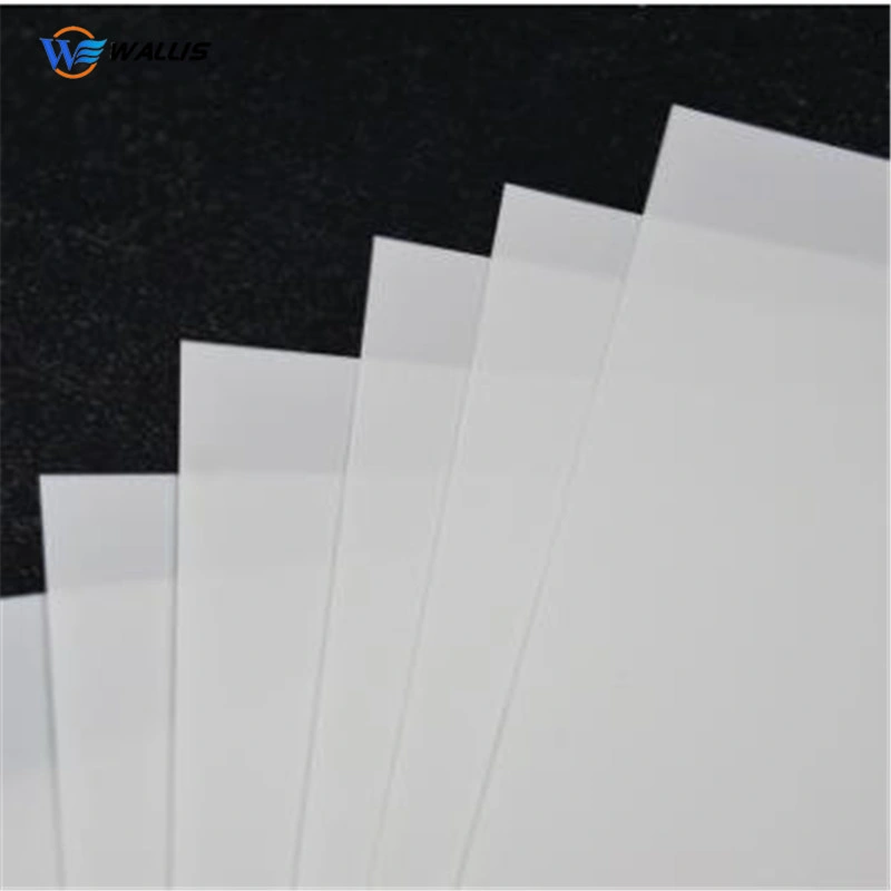 4X8 blanc en polypropylène rigide en plastique solide PP feuilles de carton