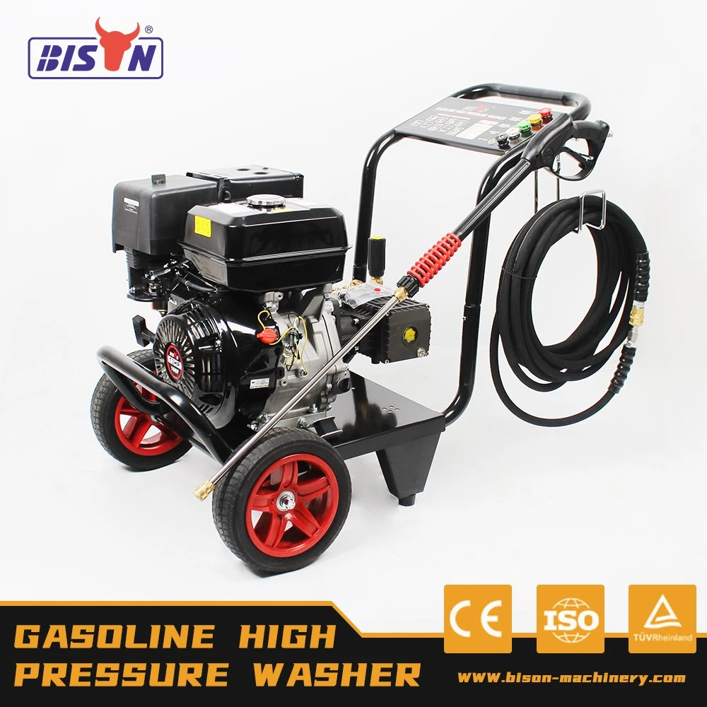Gasolina Bison Power Hidrolavadora gasolina Portátil Gas Car Wash Equipamento Preço Máquina Lavar Roupa Carro Lavagem alta pressão
