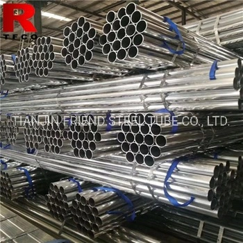 BS1387 roscado estructural HDG Acoplador de tubos de acero galvanizado