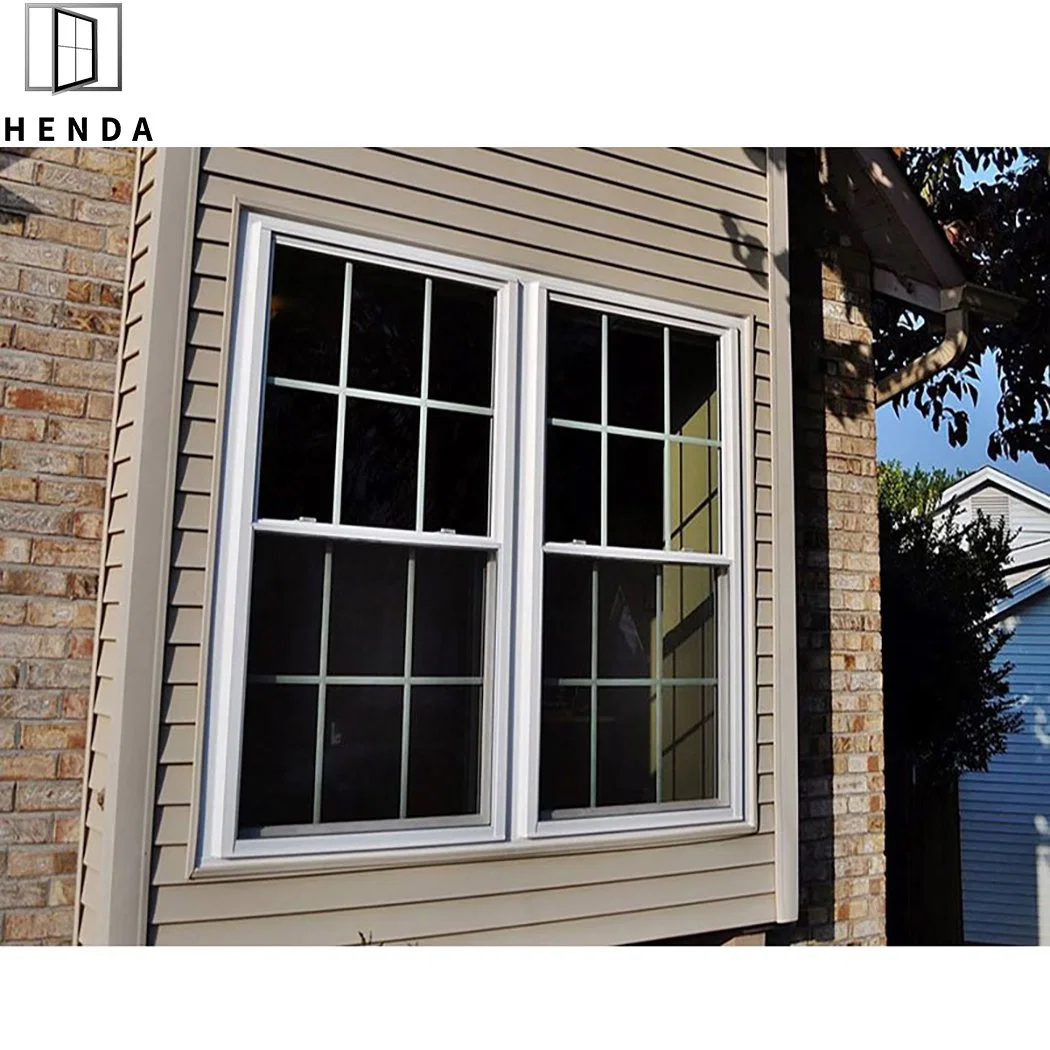 Vertical Sliding Window up Slide Security House Material Aluminum/PVC Windows