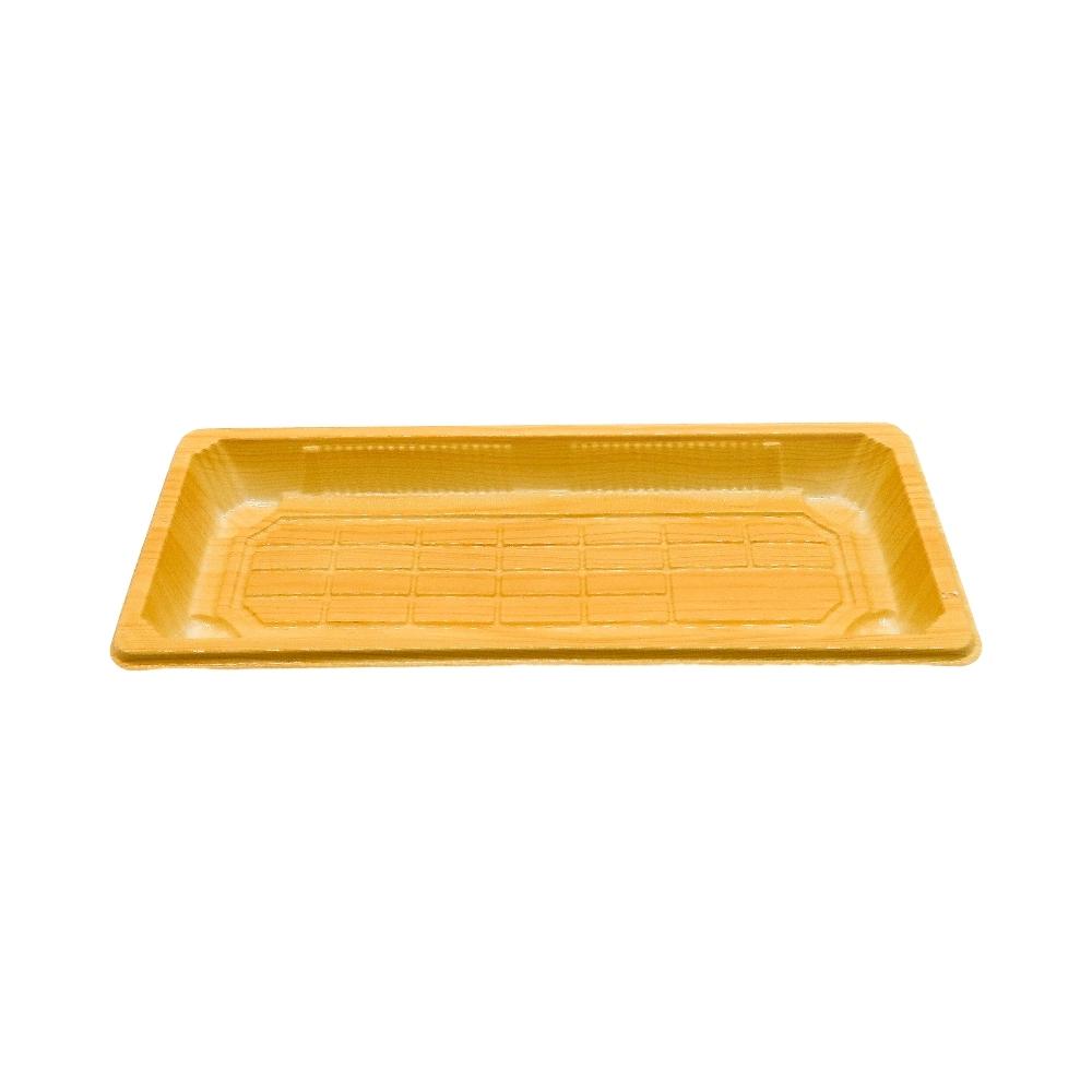 China Fornecedor Atacado Disposable Square Plastic Sushi Tray