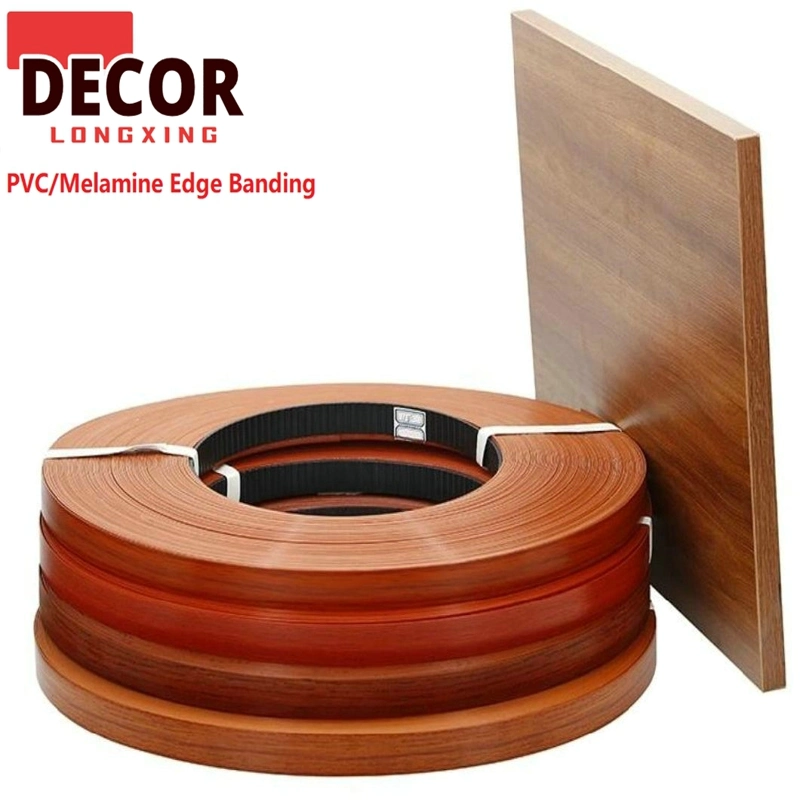 Best Selling Top Quality 12-54mm Furniture PVC Wood Grain Edge Banding