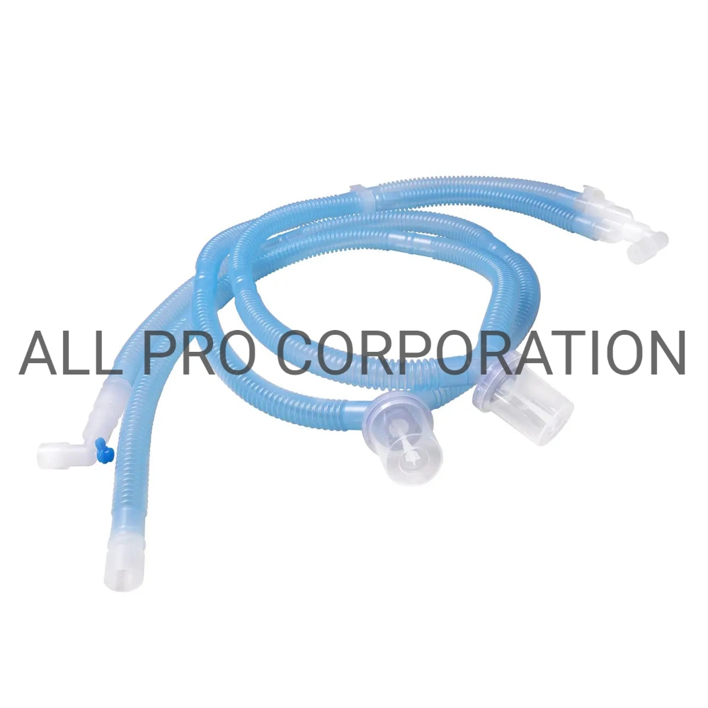 PVC Medical Corrugated Anesthesia circuit tube extensible ondulé pour USI