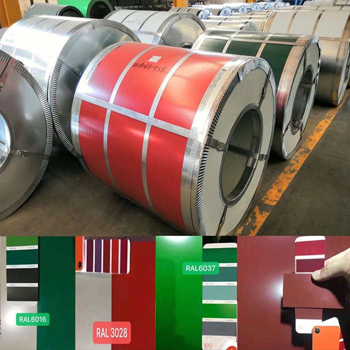 Ral9002/9006 9015 5016 1022 Z275 Prepainted Color Coated Galvanized Steel Sheet in Coil PPGI/PPGL