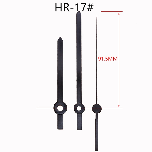 Hr17 91.5mm Black Plastic Clock Hands for Toy Wall Clock