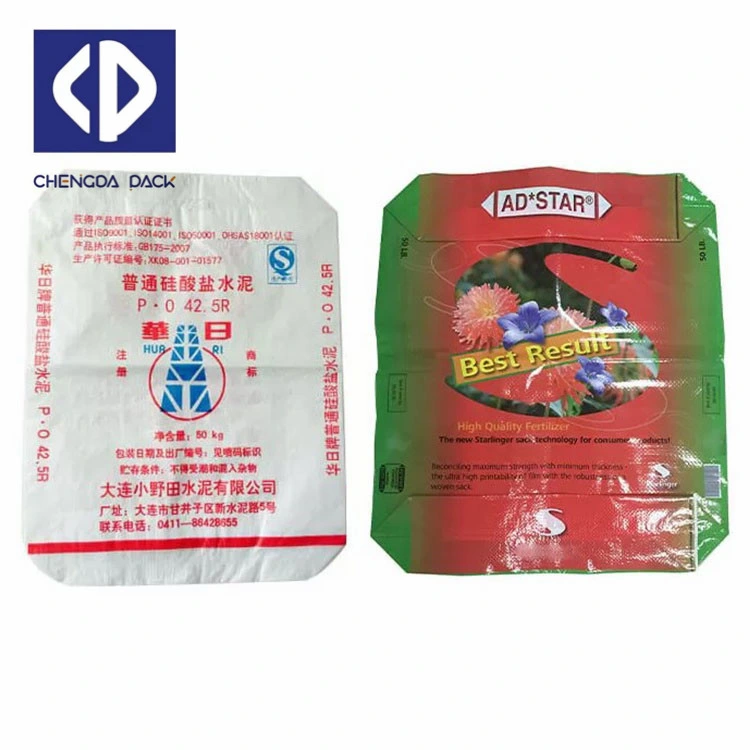 China PP Woven Laminated Ad Star Valve Bag for Cement Concrete Plant