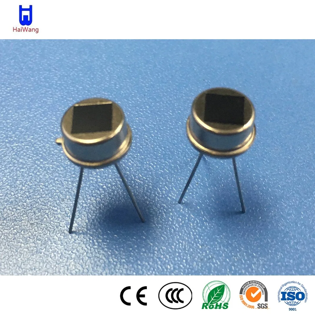 Haiwang Sensor Wall Mounted PIR Sensor China Bluetooth Vibration Sensor Supplier Wholesale/Supplier Customized 4.9*4.9mm Size D205b Pyroelectric Infrared Analog Sensor