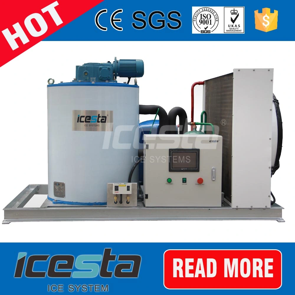 Automatic Control Commercial Ice Making System for Seafood Preservation