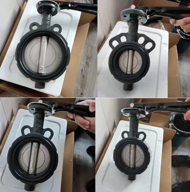 Китай Заводское качество Тип Wafer JIS API 150 фунтов PN16 Корейский стандартный Butterfly клапан для воды нефти и газа