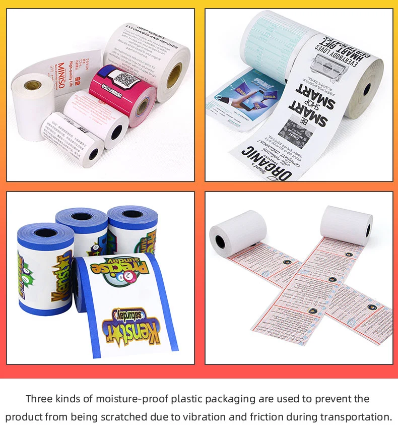 Free Sample Hot Sale Ocb Rolling Paper 57*50mm 57*30mm Cash Register Paper POS Roll Machine Printing Thermal Paper Roll