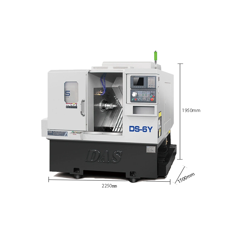 La alta calidad a bajo costo de Control de Torno CNC fresadora Fanuc con alimentador de barras