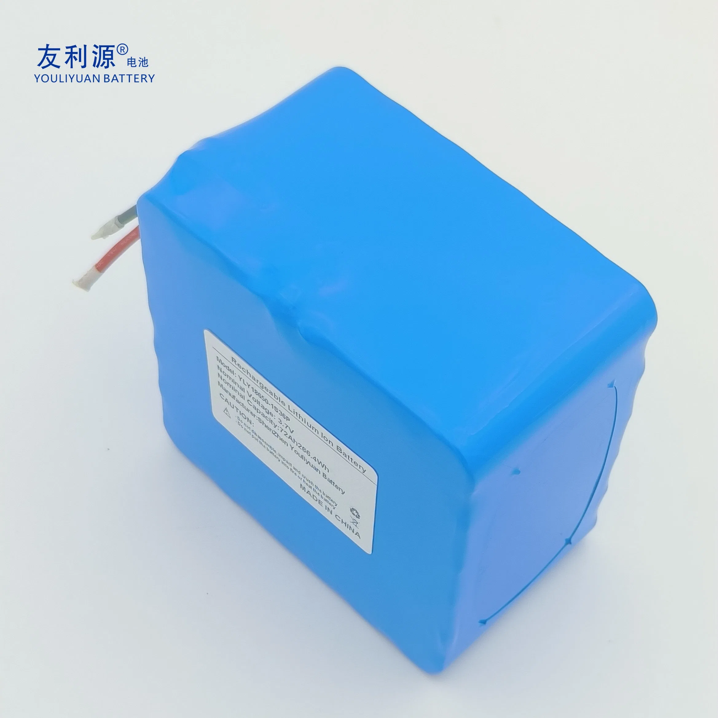 OEM/ODM Rechargeable 18650 Battery 1s36p 3.7V 72ah Lithium Ion Battery Pack Emergency Battery UPS Battery Power Tool Battery Energy Storage Battery