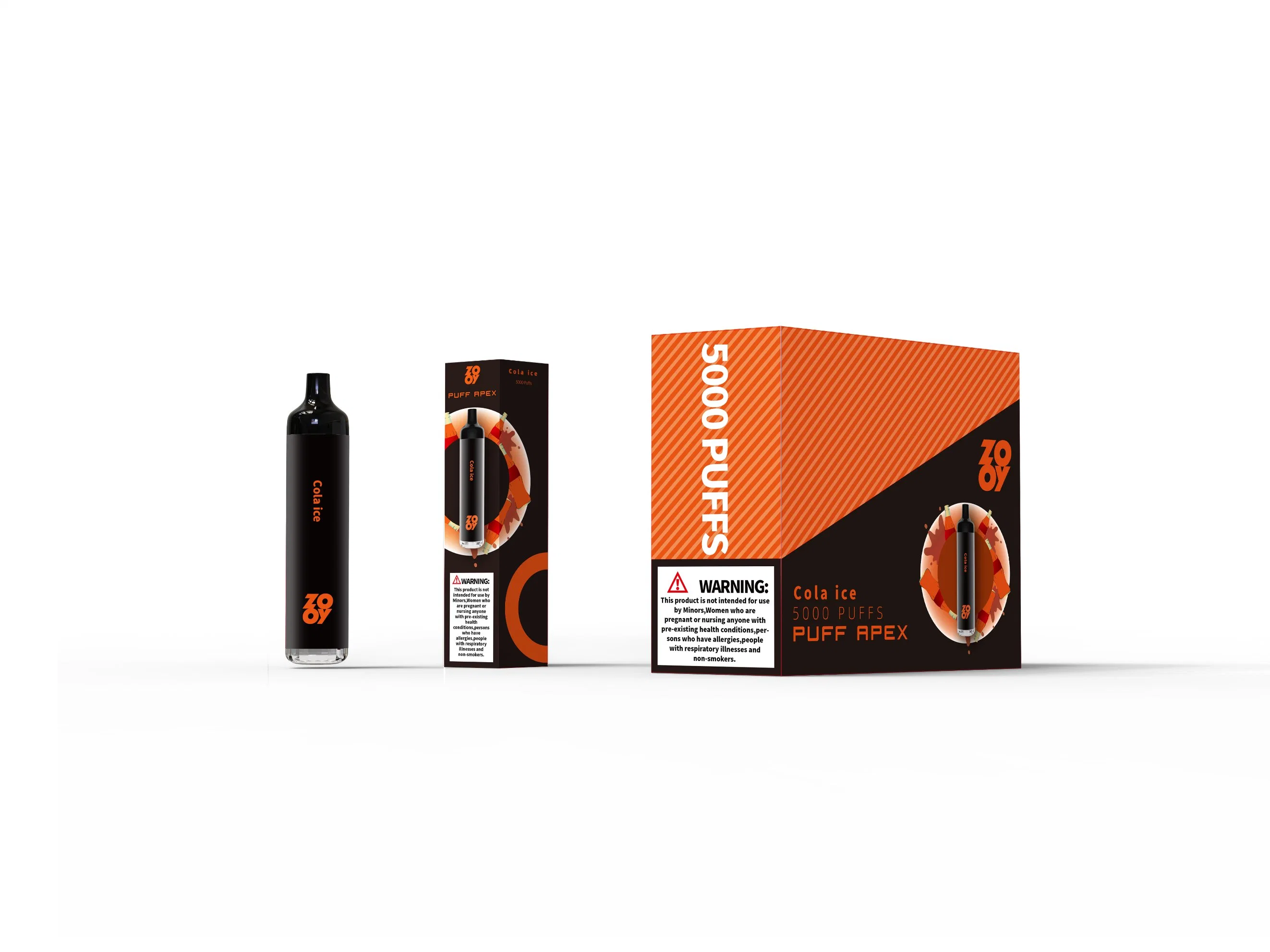 Desechable electrónico cigarrillo VAPE Pen Zooy Apex 5000 Puffs malla Bobina enorme Vapes 550mAh recargable 13ml E Liquid Pod Mod OEM Vaporizer E CIG Shop Vaper Ecig