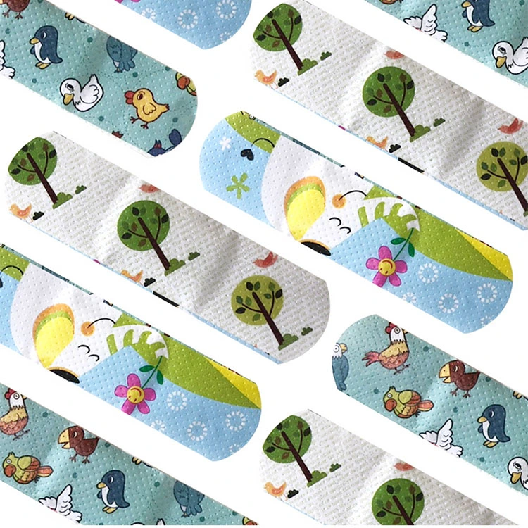 Cartoon Printing Wound Plaster Children Adhesive Bandage Band-Aid Adhesive Wound Dressing